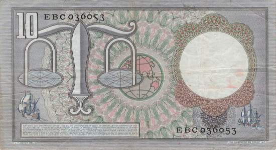 10 Gulden p85 23.3.1953